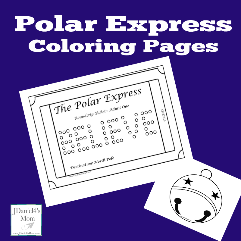 Polar express coloring pages