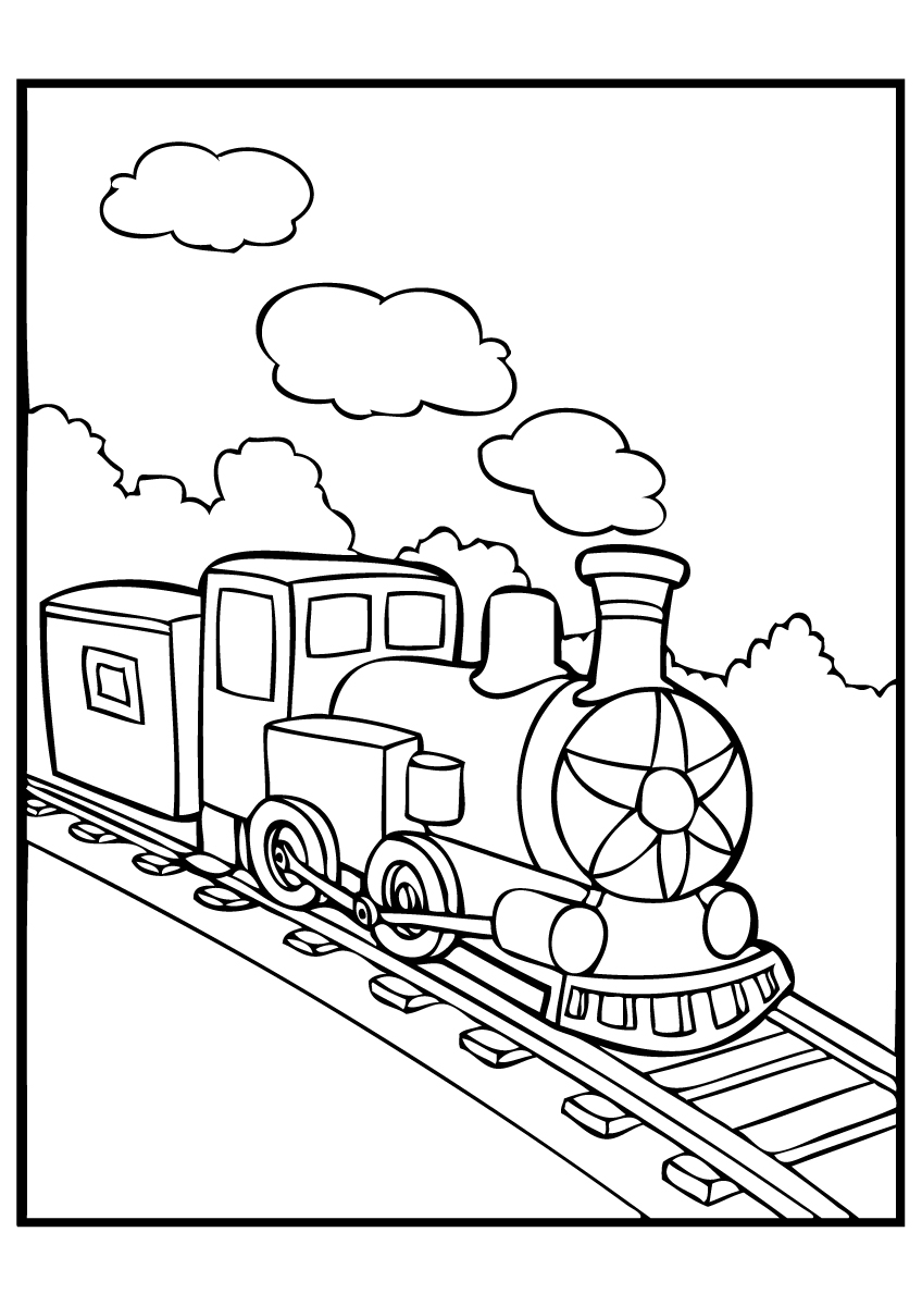 Polar express coloring pages