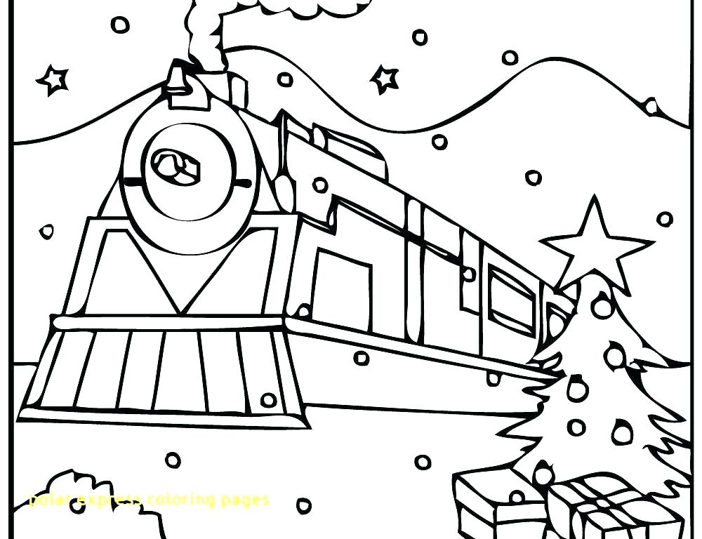 Polar express train template printable