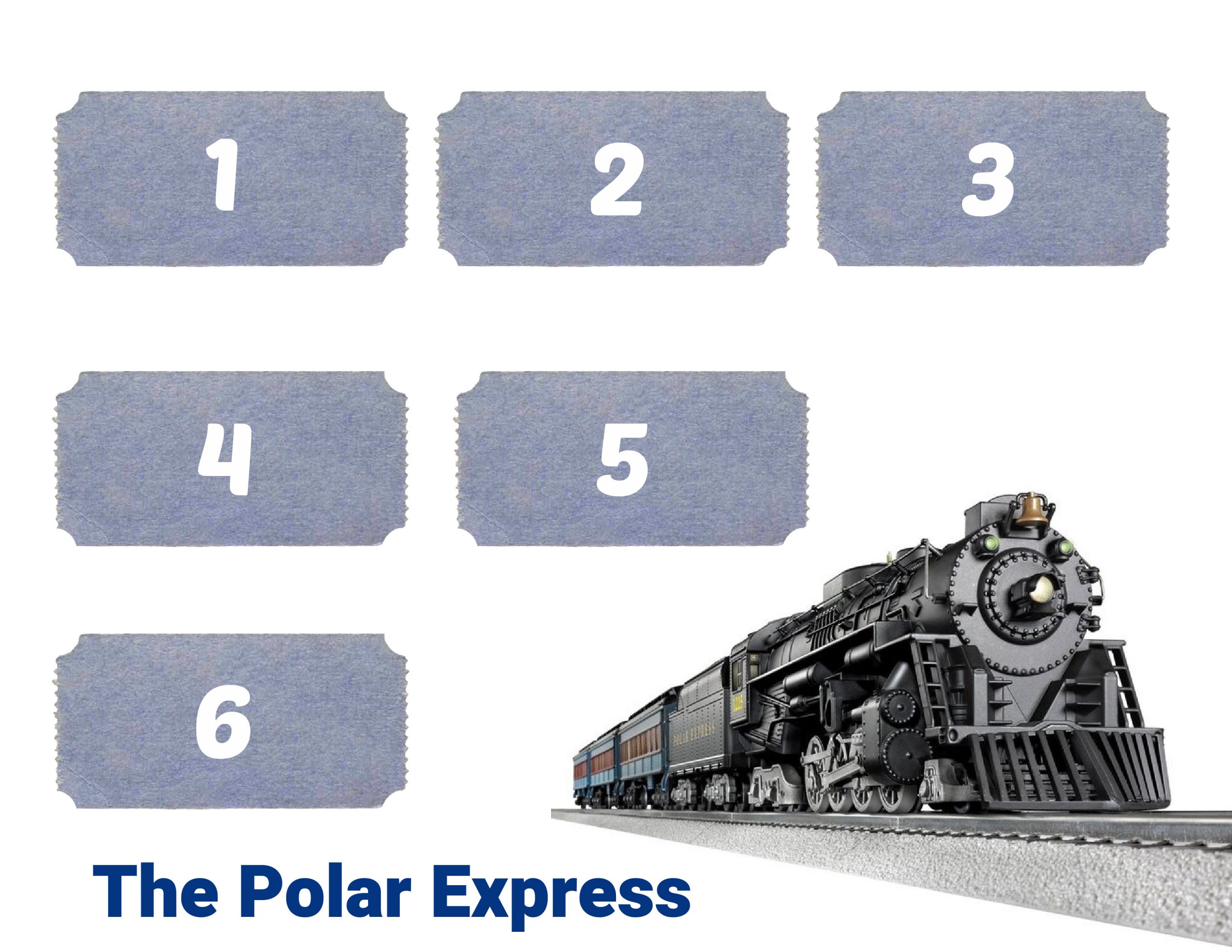 Free printable polar express tickets