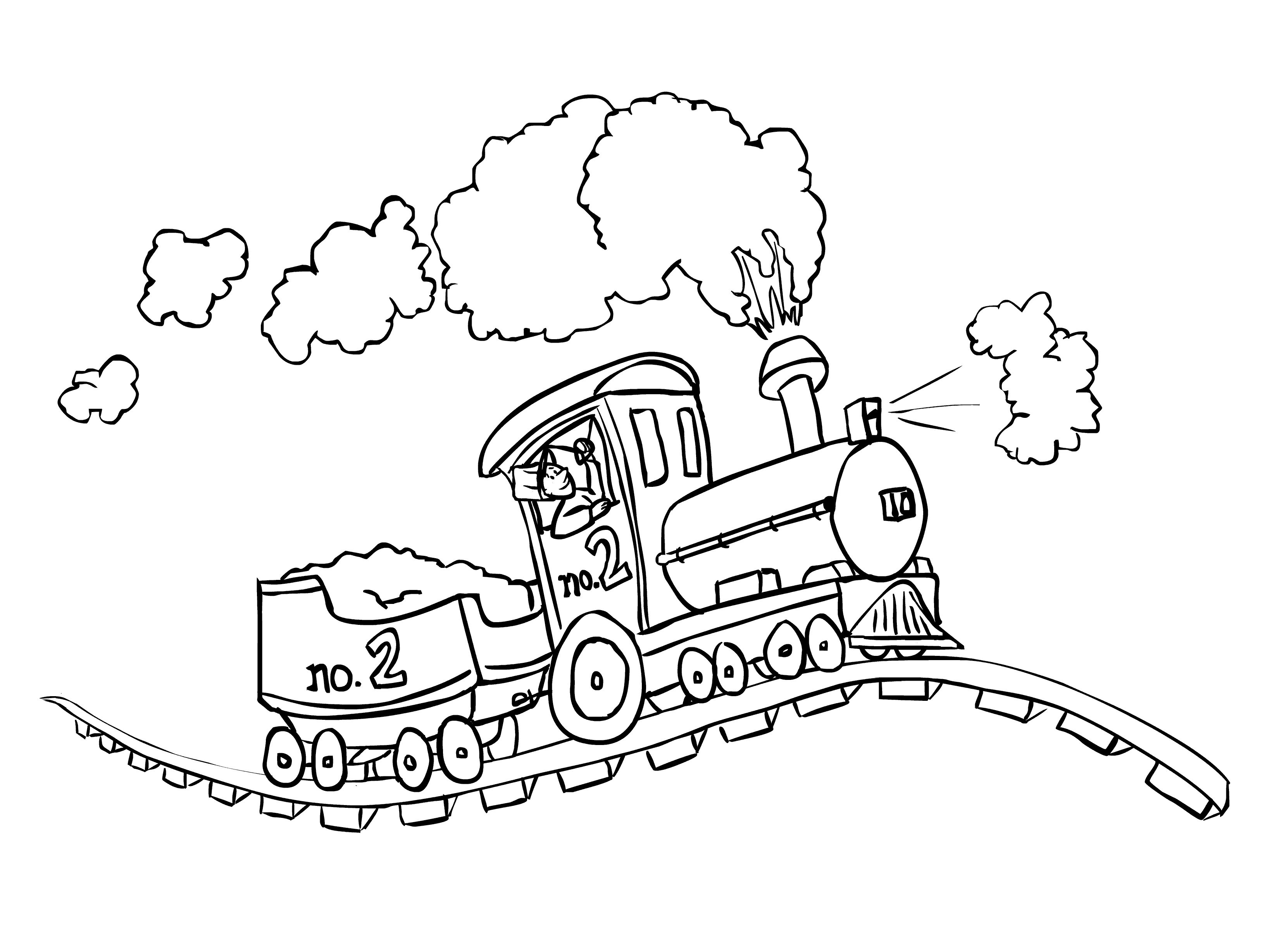 Polar express coloring pages