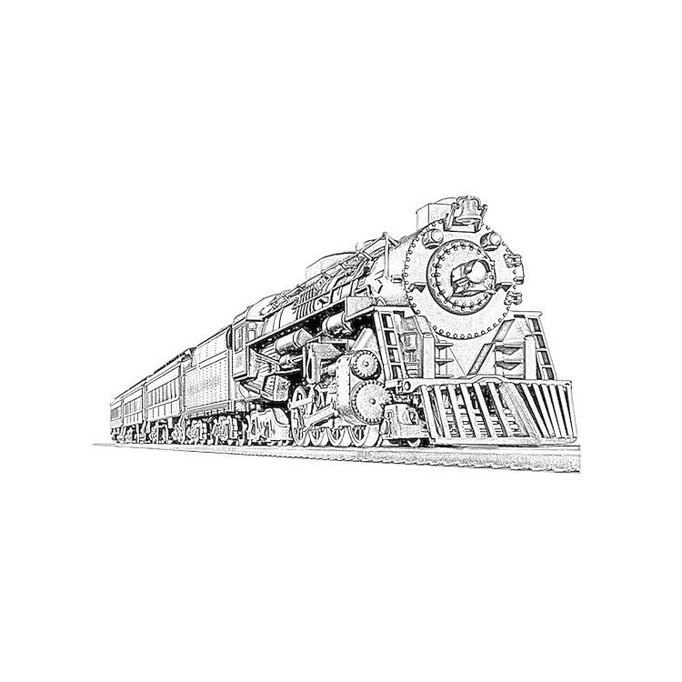 Polar express train x wall decal