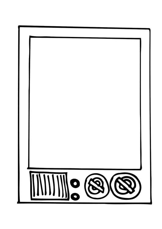 Coloring page tv