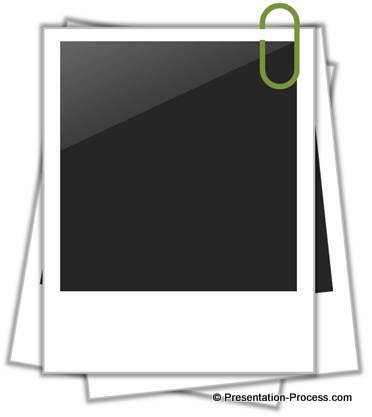 Easy polaroid picture frame in powerpoint