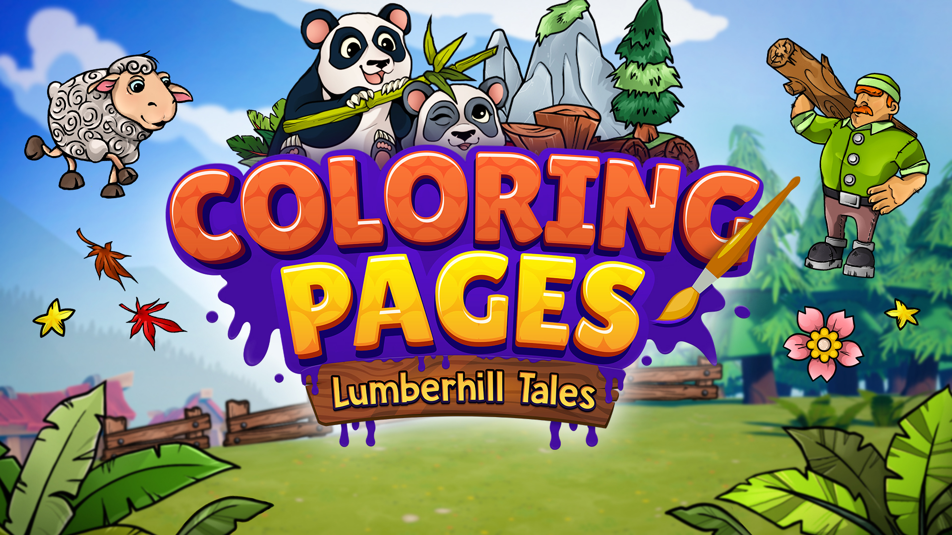 Coloring pages lumberhill tales switcheshop download