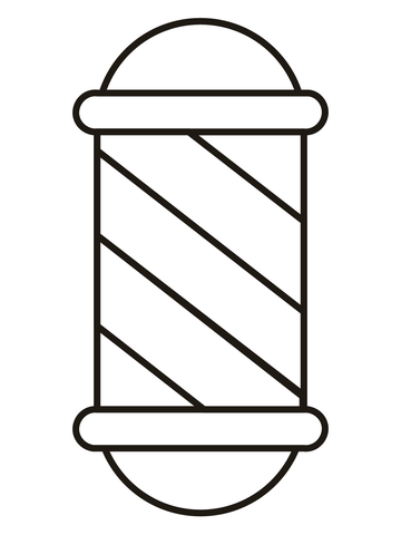 Barber pole coloring page free printable coloring pages