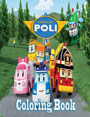 Robocar poli coloring book paperback volumes bookcafe