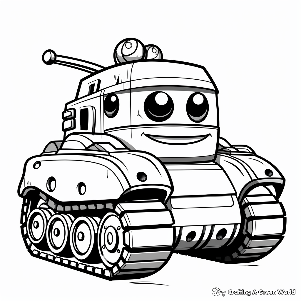 Tank coloring pages