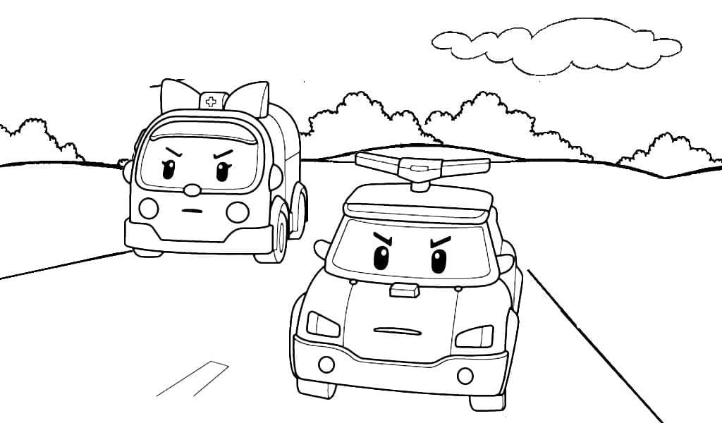 Robocar poli coloring pages coloring pages for kids