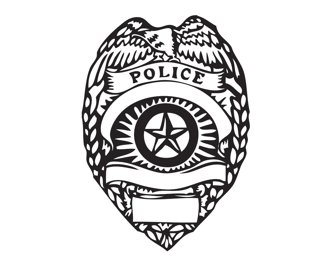 Police officer sheriff badge cowboy western rodeo wild west wrangler cop law enforcement logo svg eps png vector cricut cut cutting