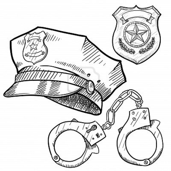 Police officer badge ideas coloring pages police officer badge police