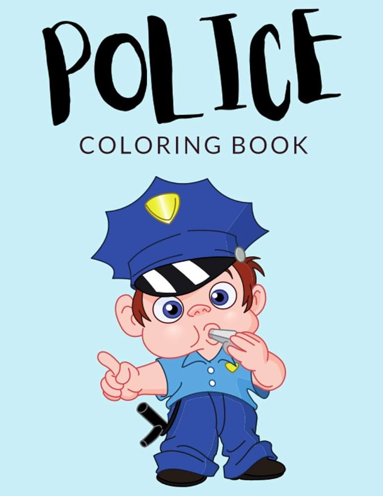 Police loring book â police loring by lab painto