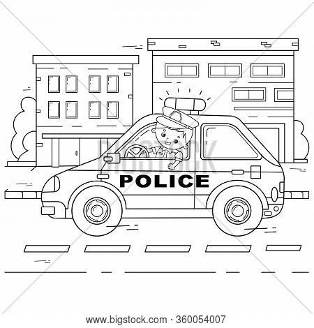 Coloring page outline vector photo free trial bigstock