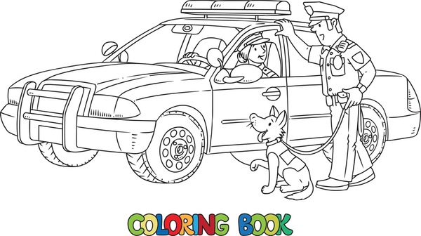 Thousand coloring book police royalty