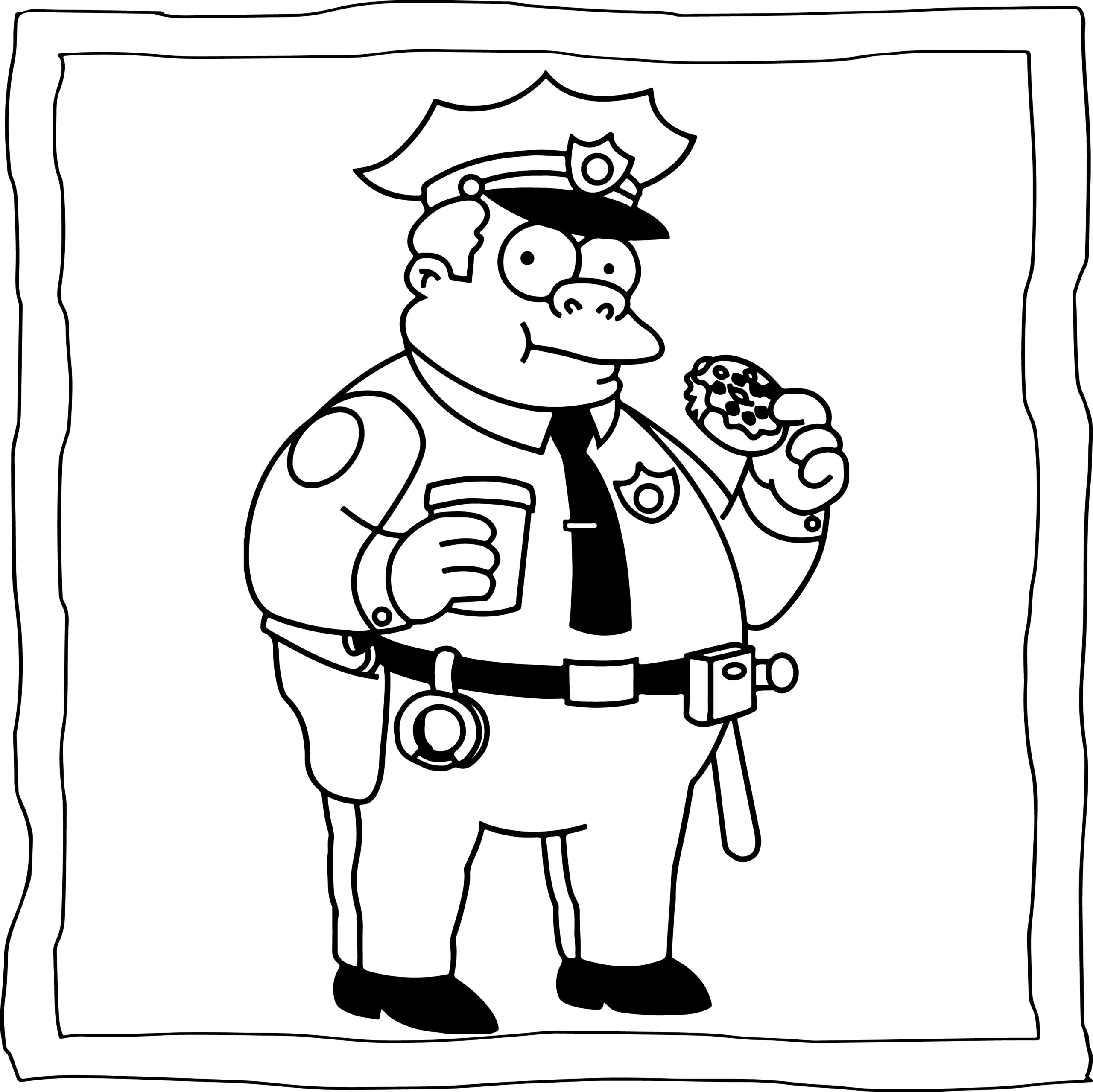 Police coloring book easy and fun police coloring pages for kids made by teachers