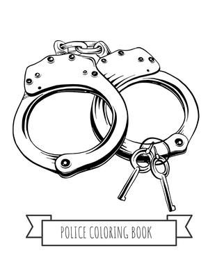 Police coloring book gifts for kids