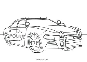 Free printable police car coloring pages for kids