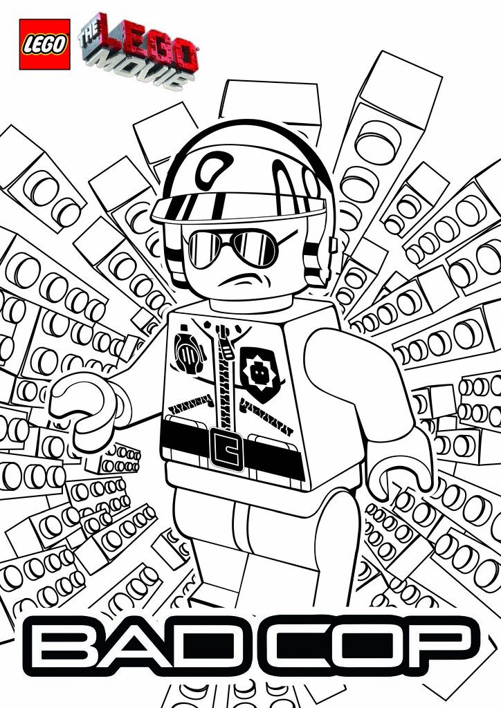 Lego movie coloring pages