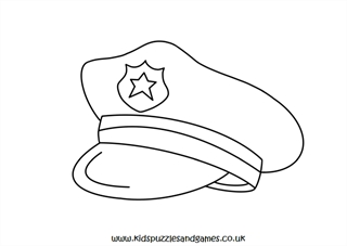 Police hat louring page