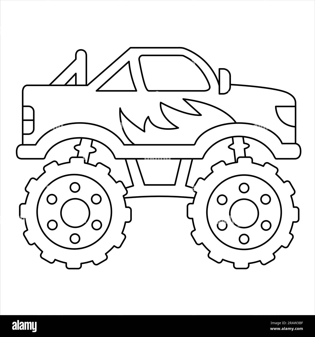 Monster truck stock vector images