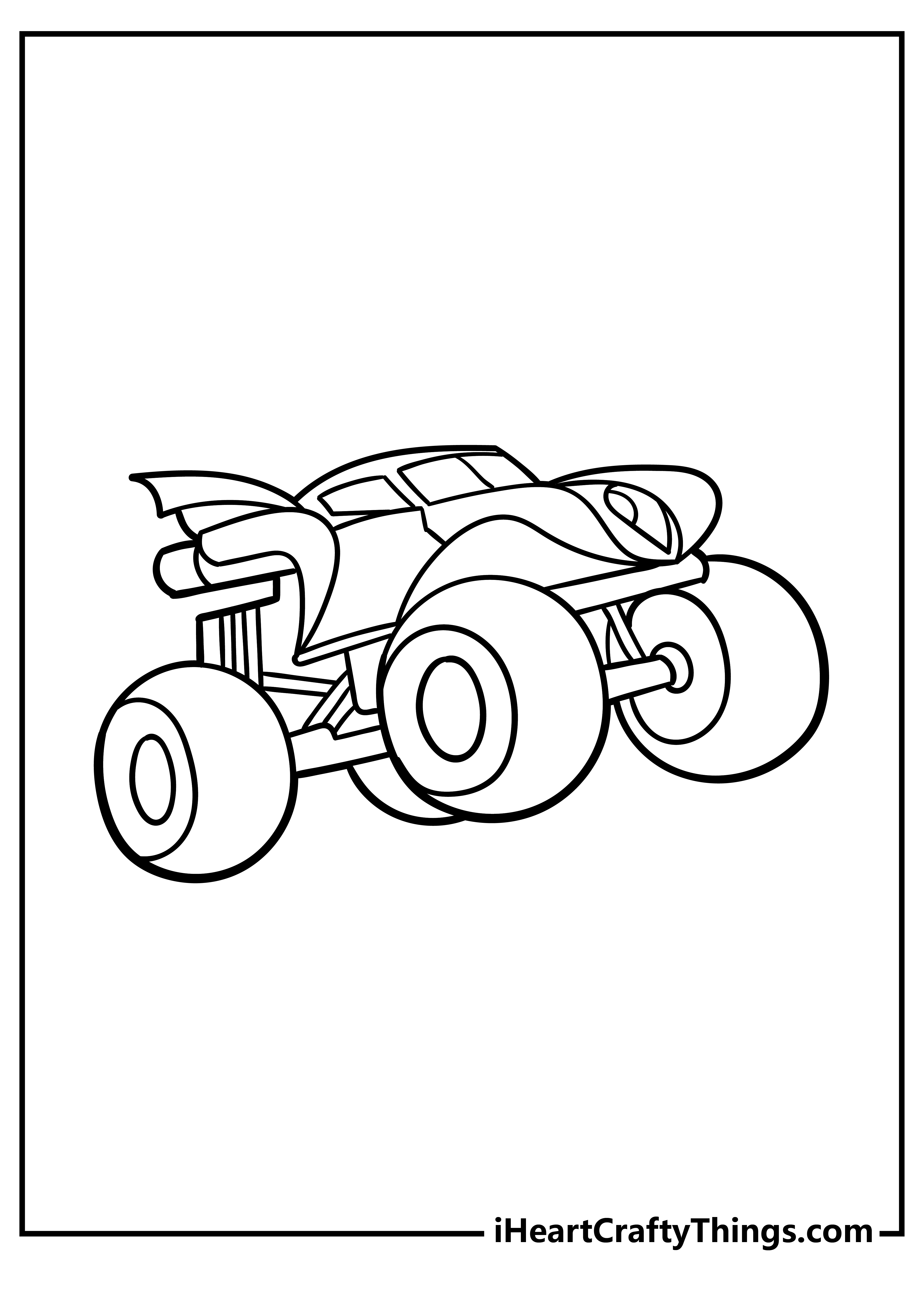 Monster truck coloring pages free printables