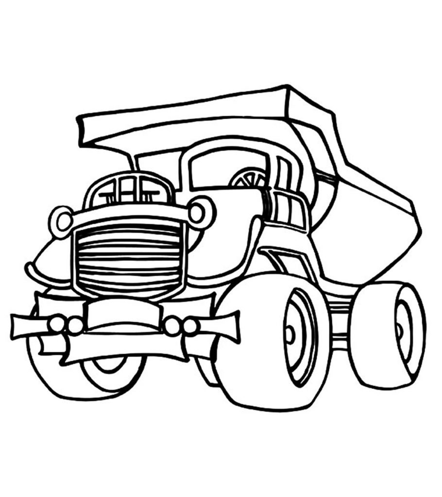 Top free printable dump truck coloring pages online