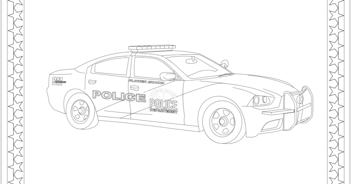 Police officer coloring pages kids activities blog