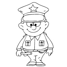 Best police police car coloring pages your toddler will love