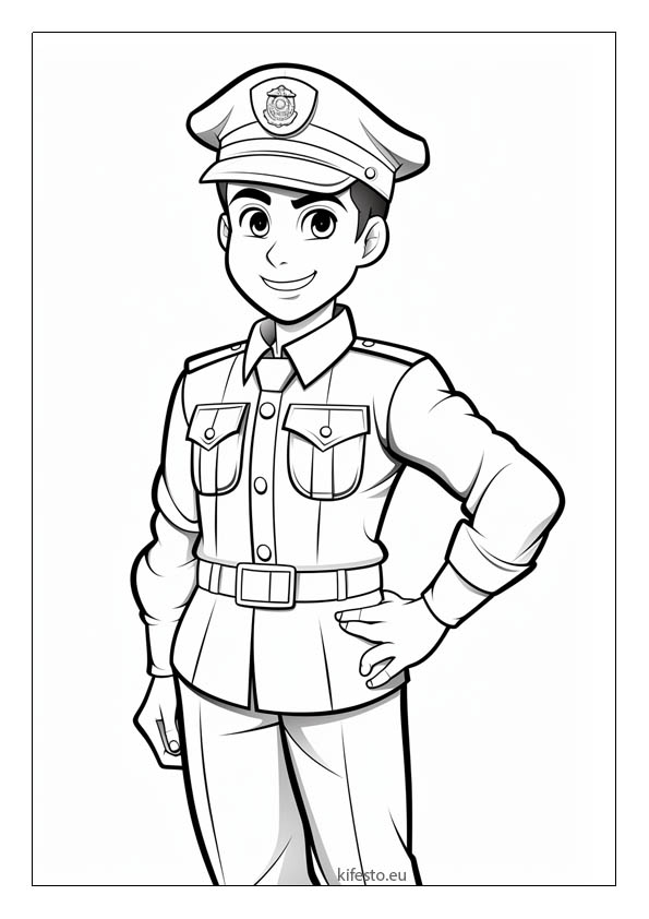 Policeman coloring pages printable coloring sheets