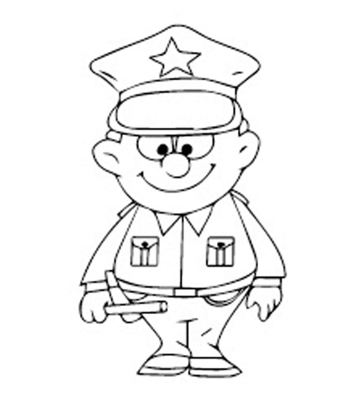 Best police coloring pages pdf