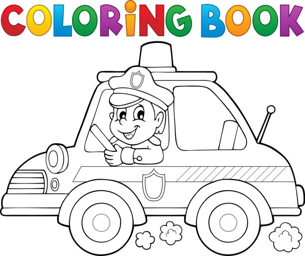 Safety coloring pages stock illustrations royalty