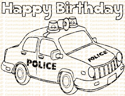 Police car coloring page printable police car coloring sheet cop car policeman colouring birthday party supplies printables coloring pdf