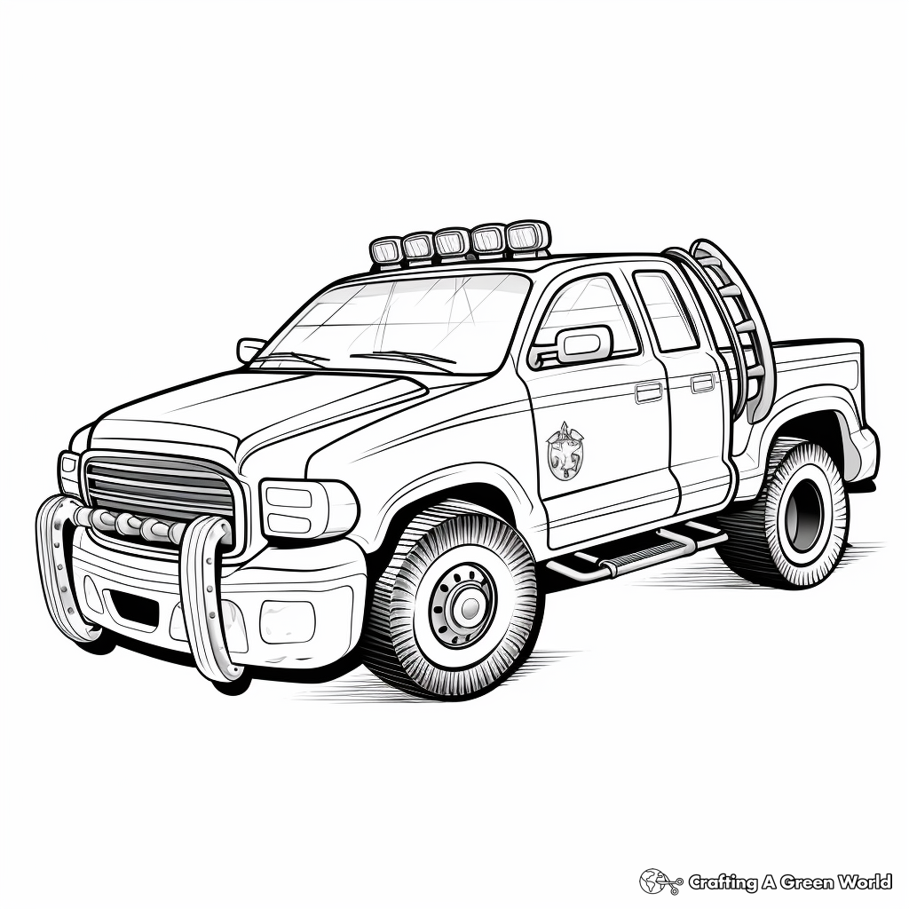 Tow truck coloring pages