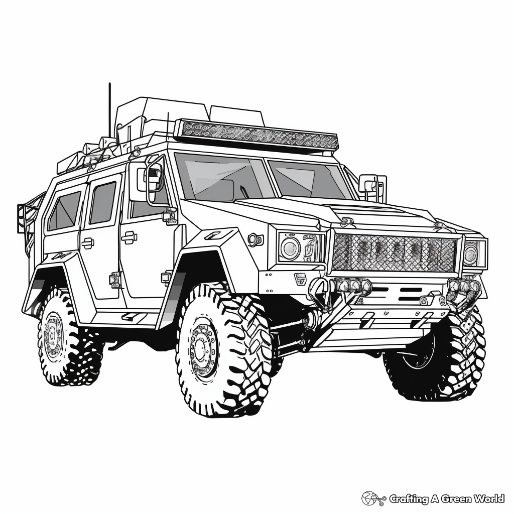 Police car coloring pages