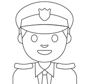 Police coloring pages free printable pictures