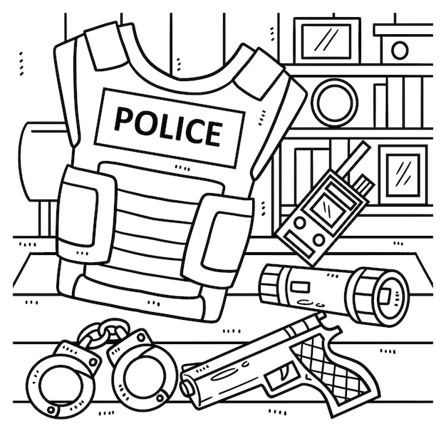 Premium vector aircraft pilot isolated coloring page for kids