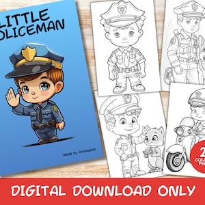 Policeman coloring