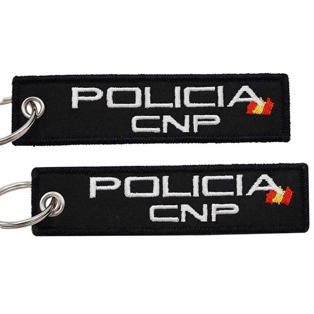 Pain cnp policia embroidery functional keychain y