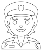 Police coloring pages free printable pictures