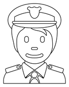 Police coloring pages free printable pictures