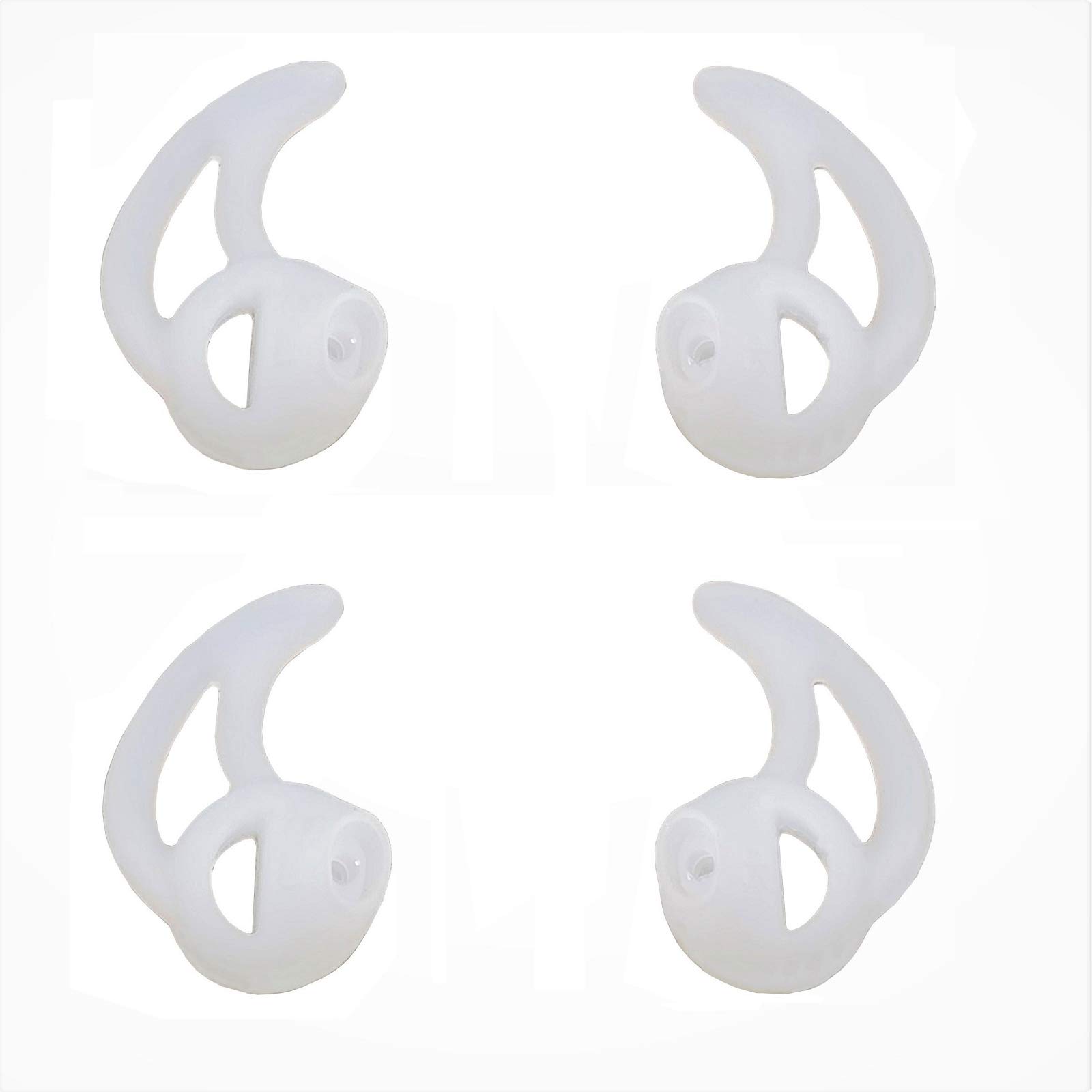 Silicone fin ear mold for two way radio earpiece replacement earmold earbud tips for surveillance police earpiece coil tube headset pair fin large electronics