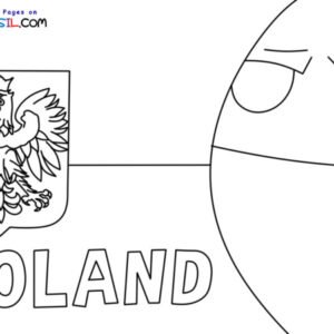 Poland coloring pages printable for free download