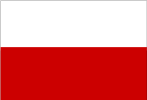 Printable poland flag coloring page