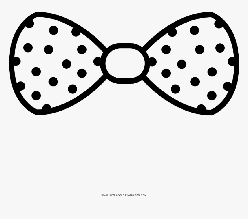 Transparent polka dot bow tie clipart