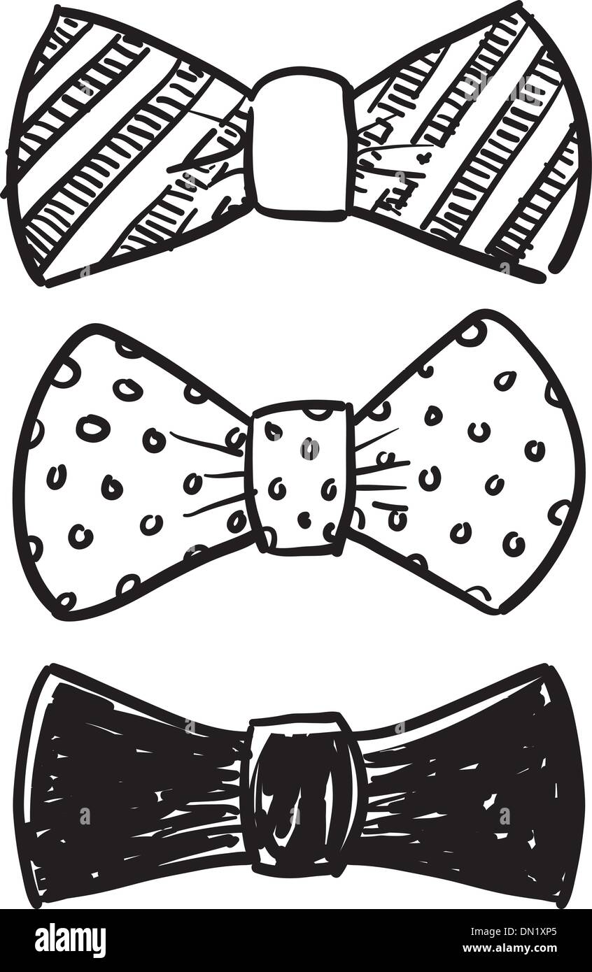 Bow tie set sketch hi