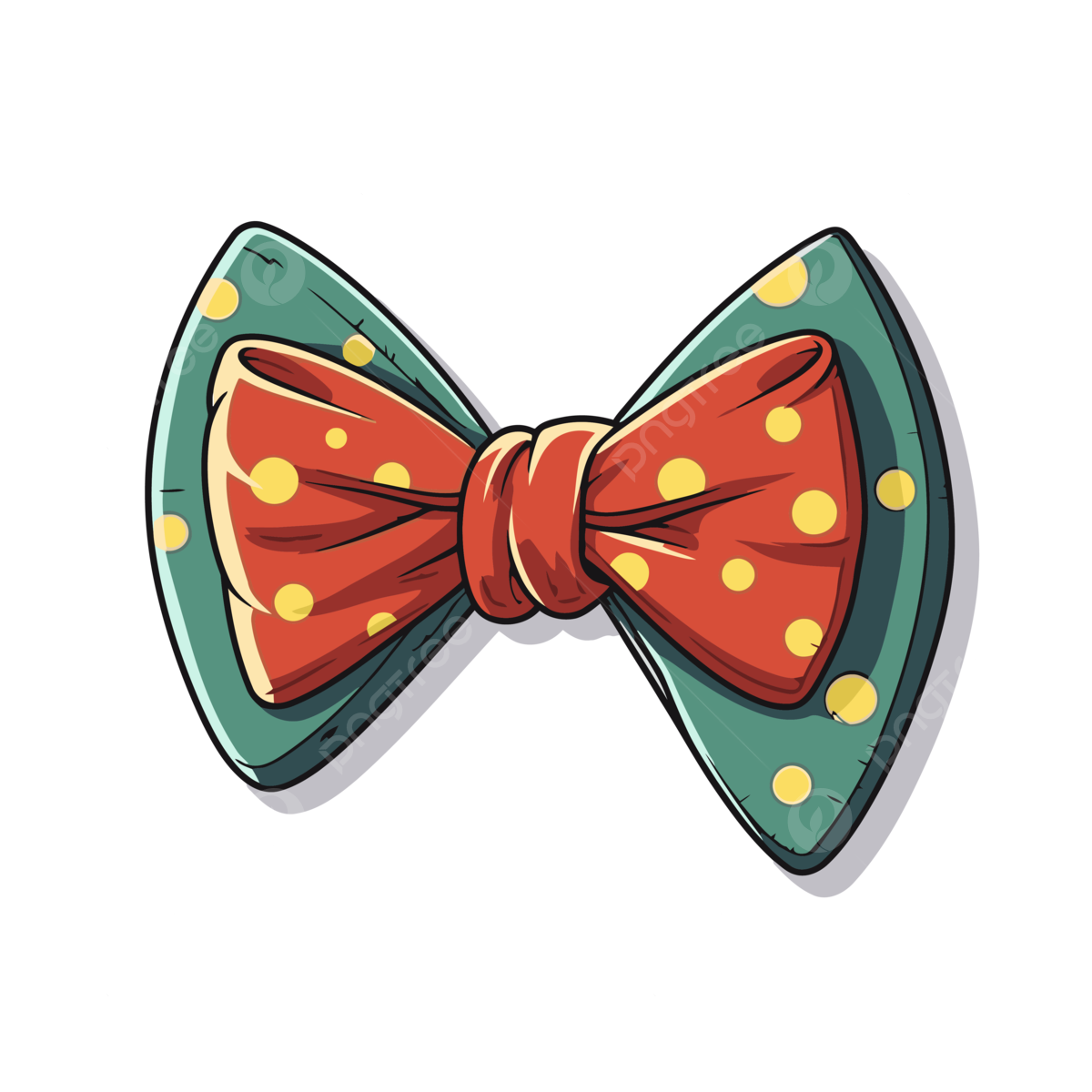 Cartoon design of a bow tie polka dots clipart vector christmas bow christmas bow clipart cartoon christmas bow png and vector with transparent background for free download