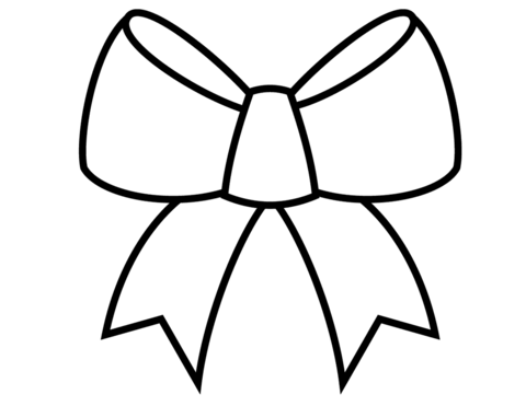 Christmas bow coloring page free printable coloring pages