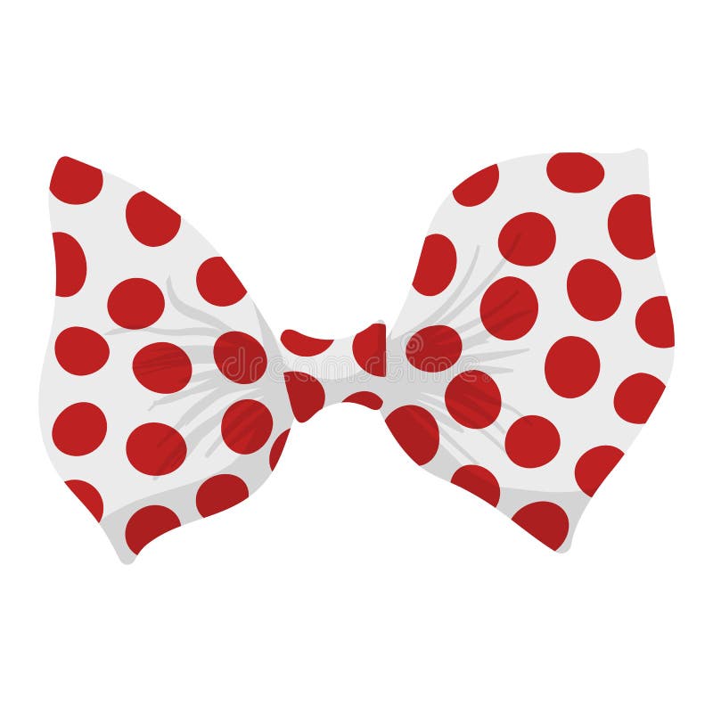 Red polka dot hair bow stock illustrations â red polka dot hair bow stock illustrations vectors clipart