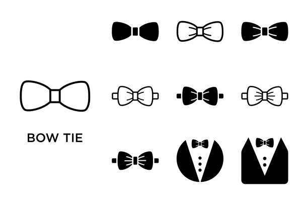 Bow tie stock illustrations royalty