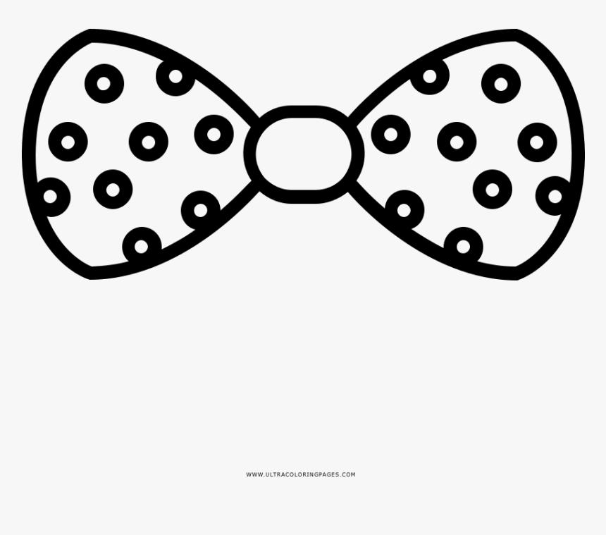 Bow tie coloring page